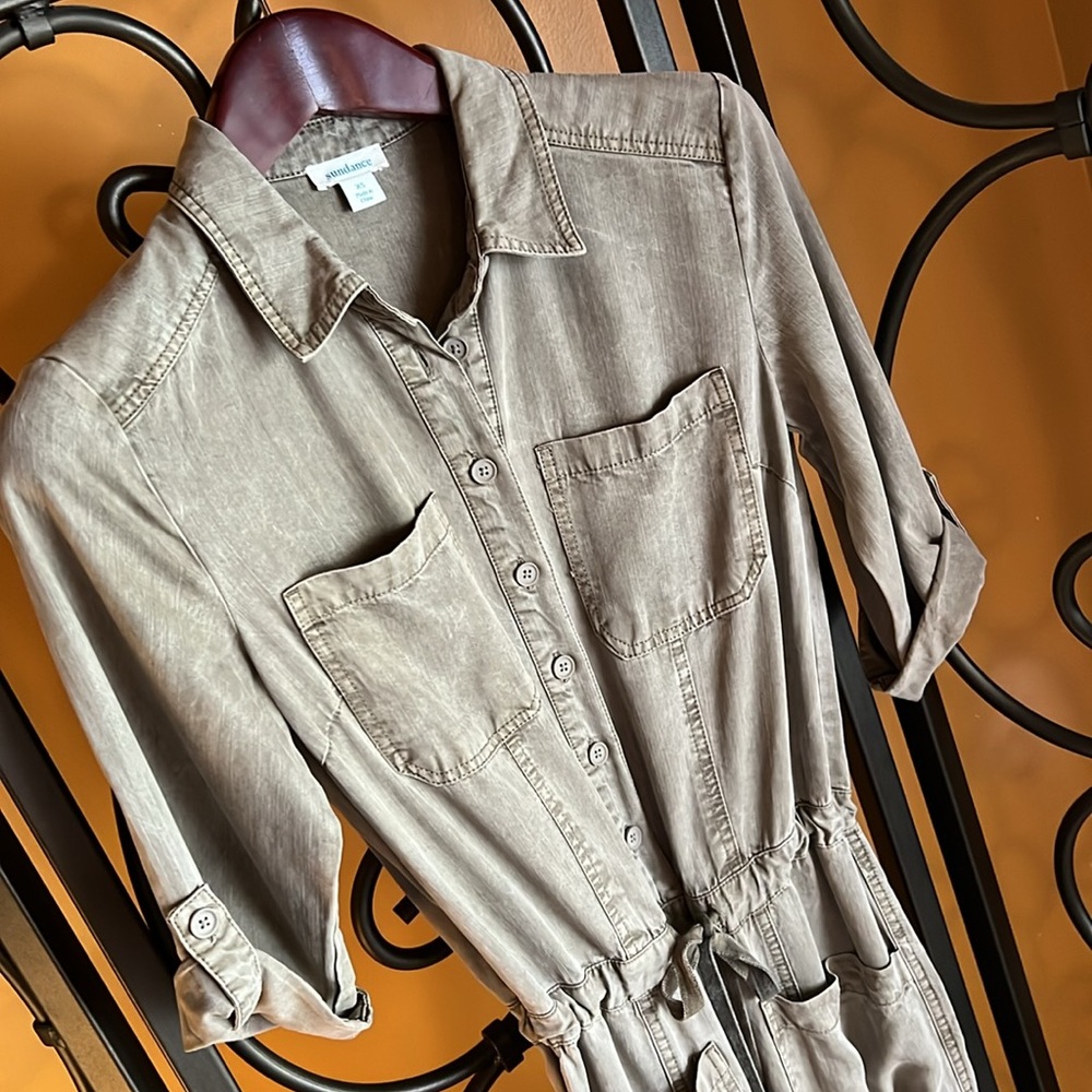 SUNDANCE Wayside Vintage Wash Jumpsuit